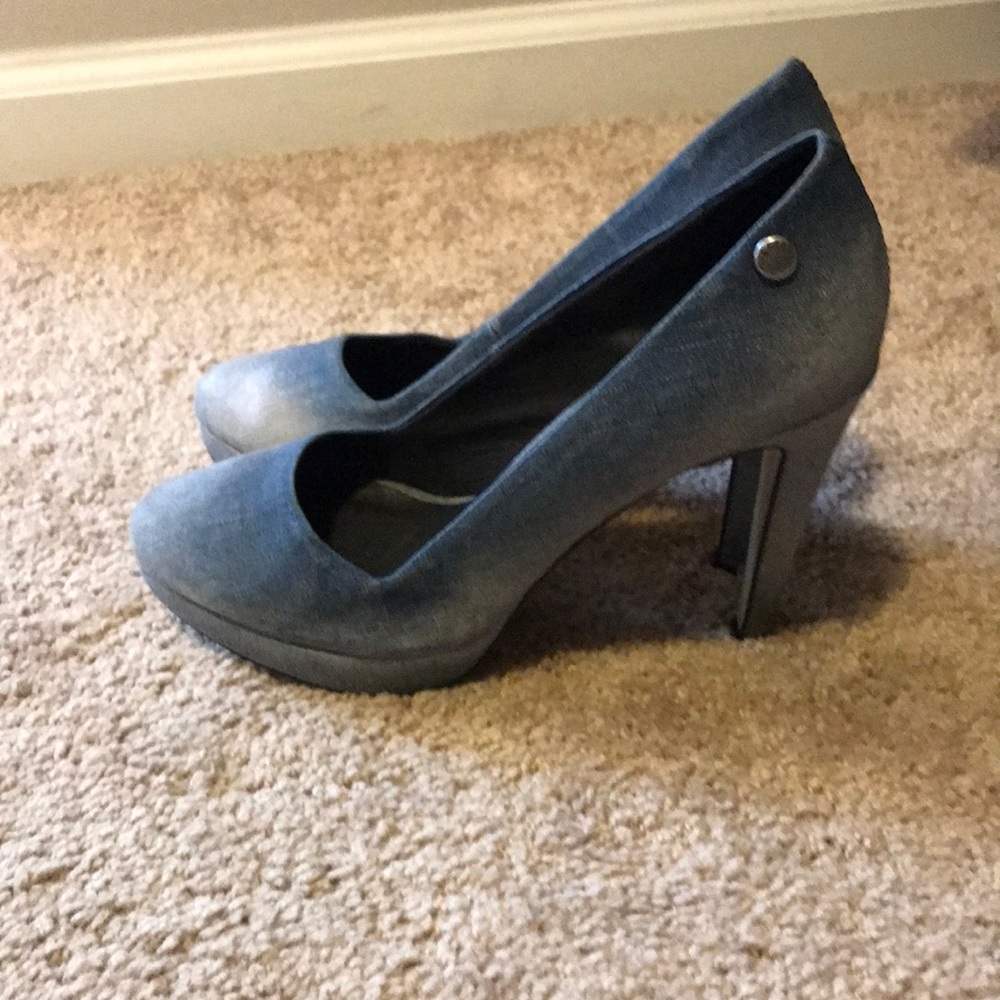 Diesel denim heels size 9